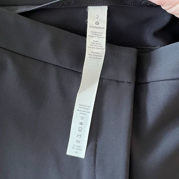 Lululemon On The Move Pant‎ Ponte 28” Black Size 2 - Picture 9 of 11